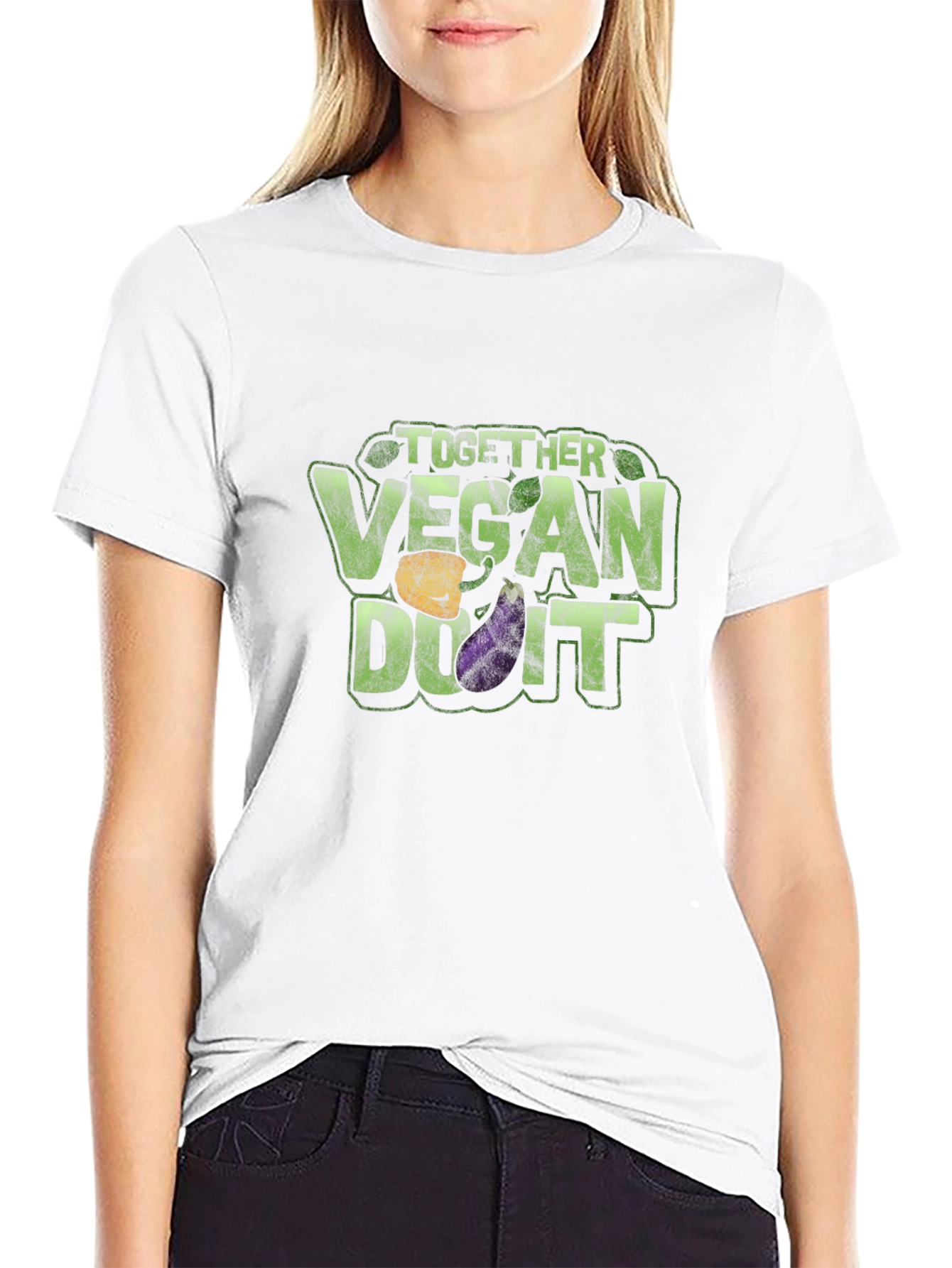 Vegan Do It T-Shirt - Black Graphic Tee