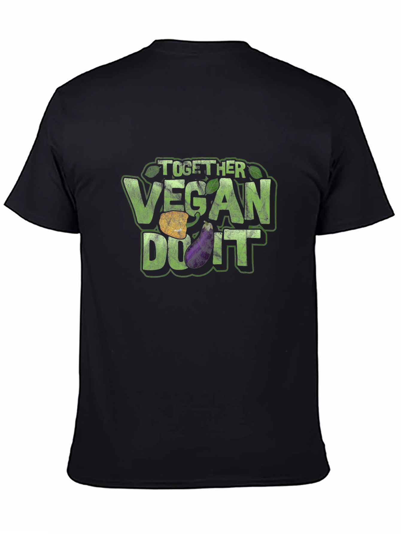 Vegan Do It T-Shirt - Black Graphic Tee