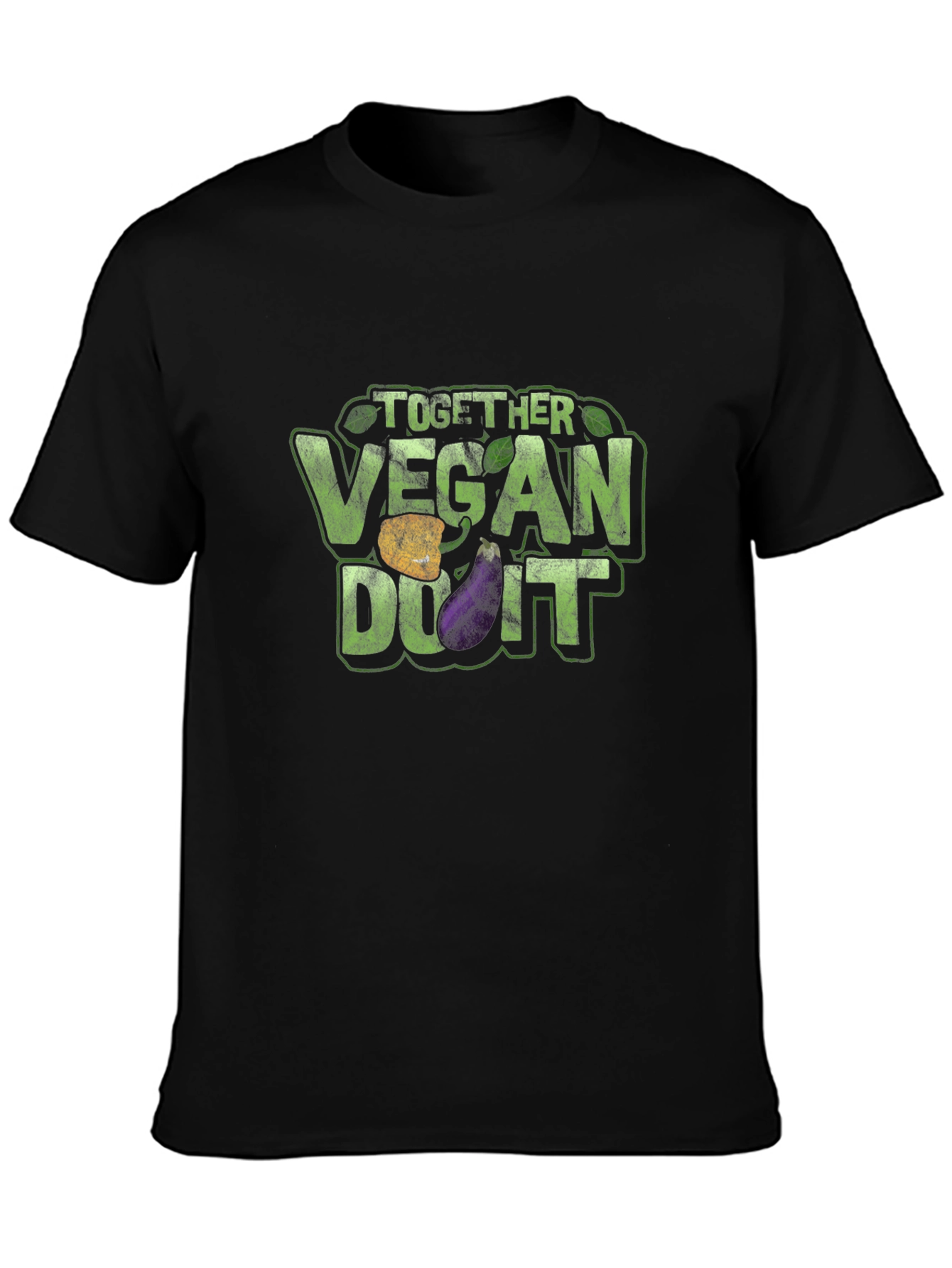Vegan Do It T-Shirt - Black Graphic Tee