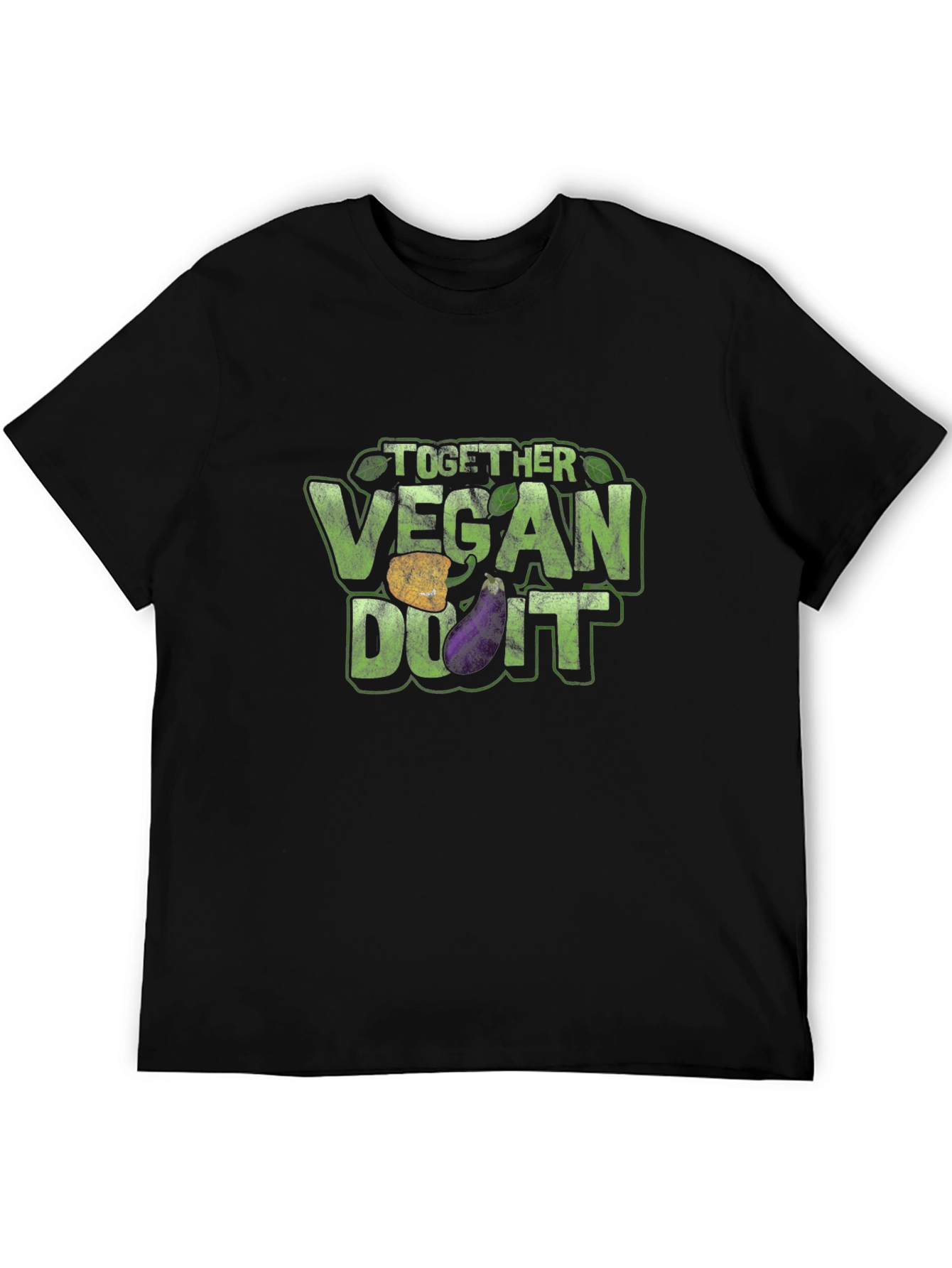 Vegan Do It T-Shirt - Black Graphic Tee