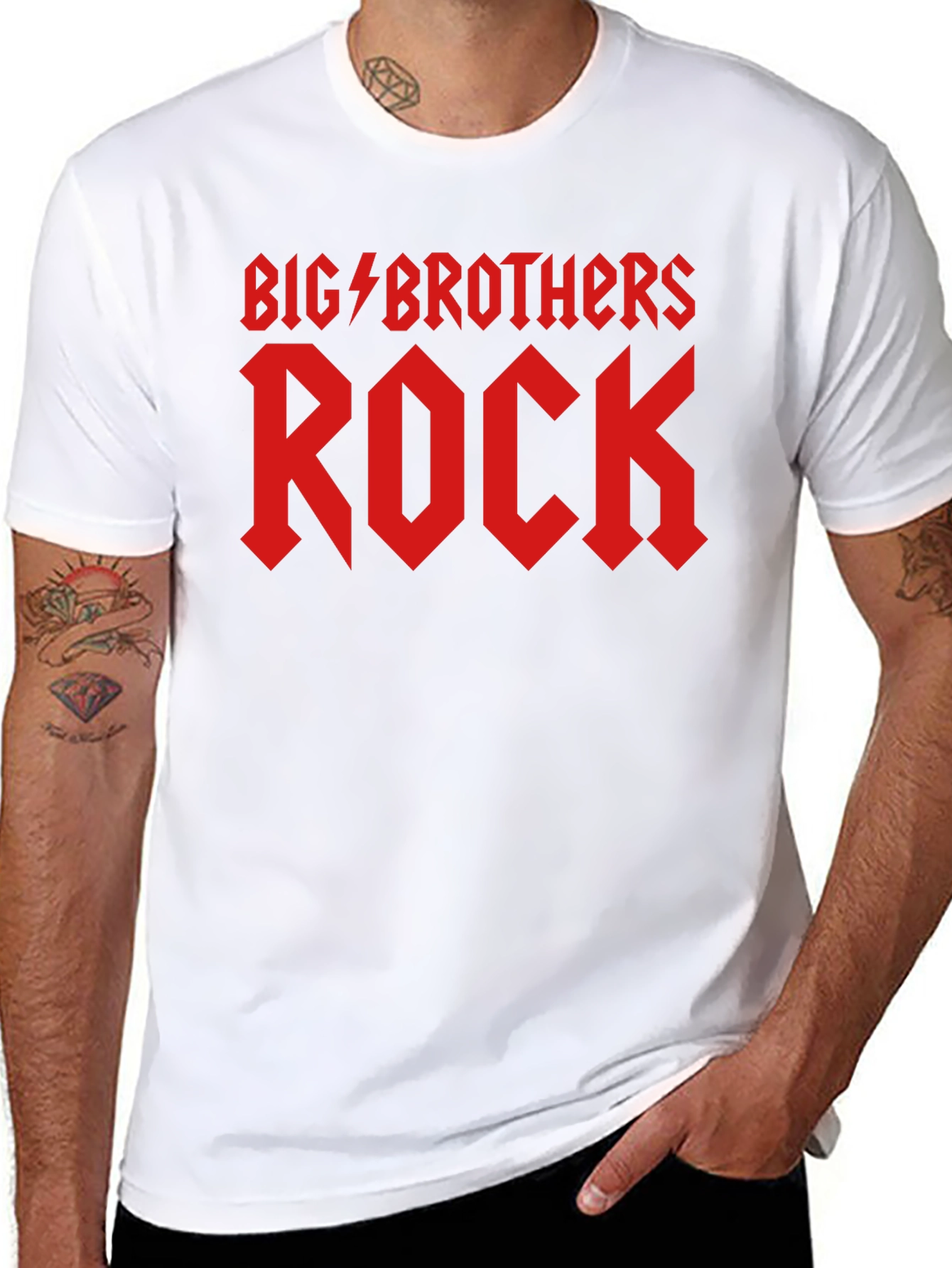 Big Brothers Rock T-Shirt - Black