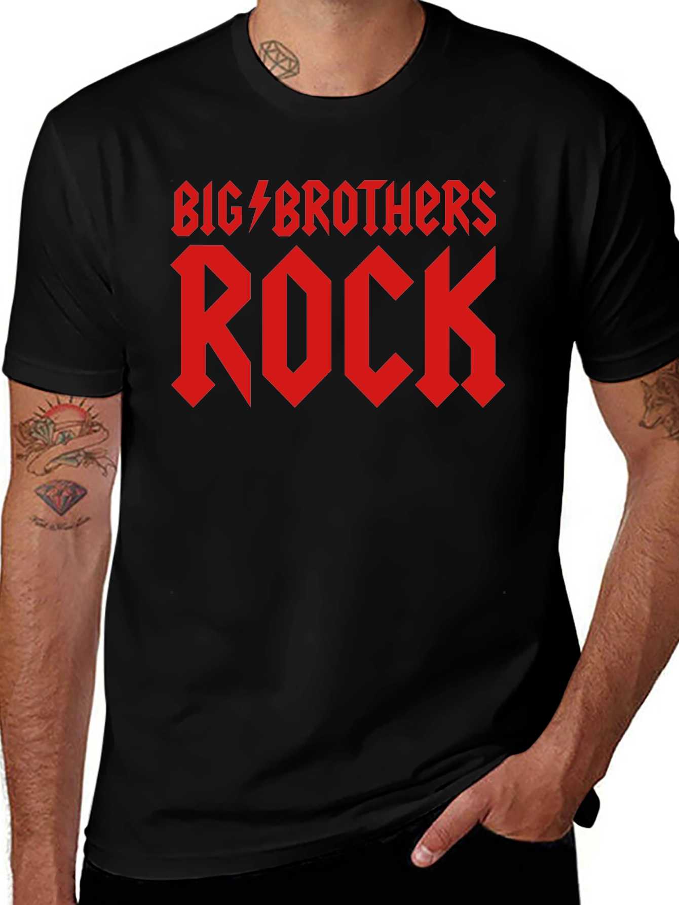 Big Brothers Rock T-Shirt - Black