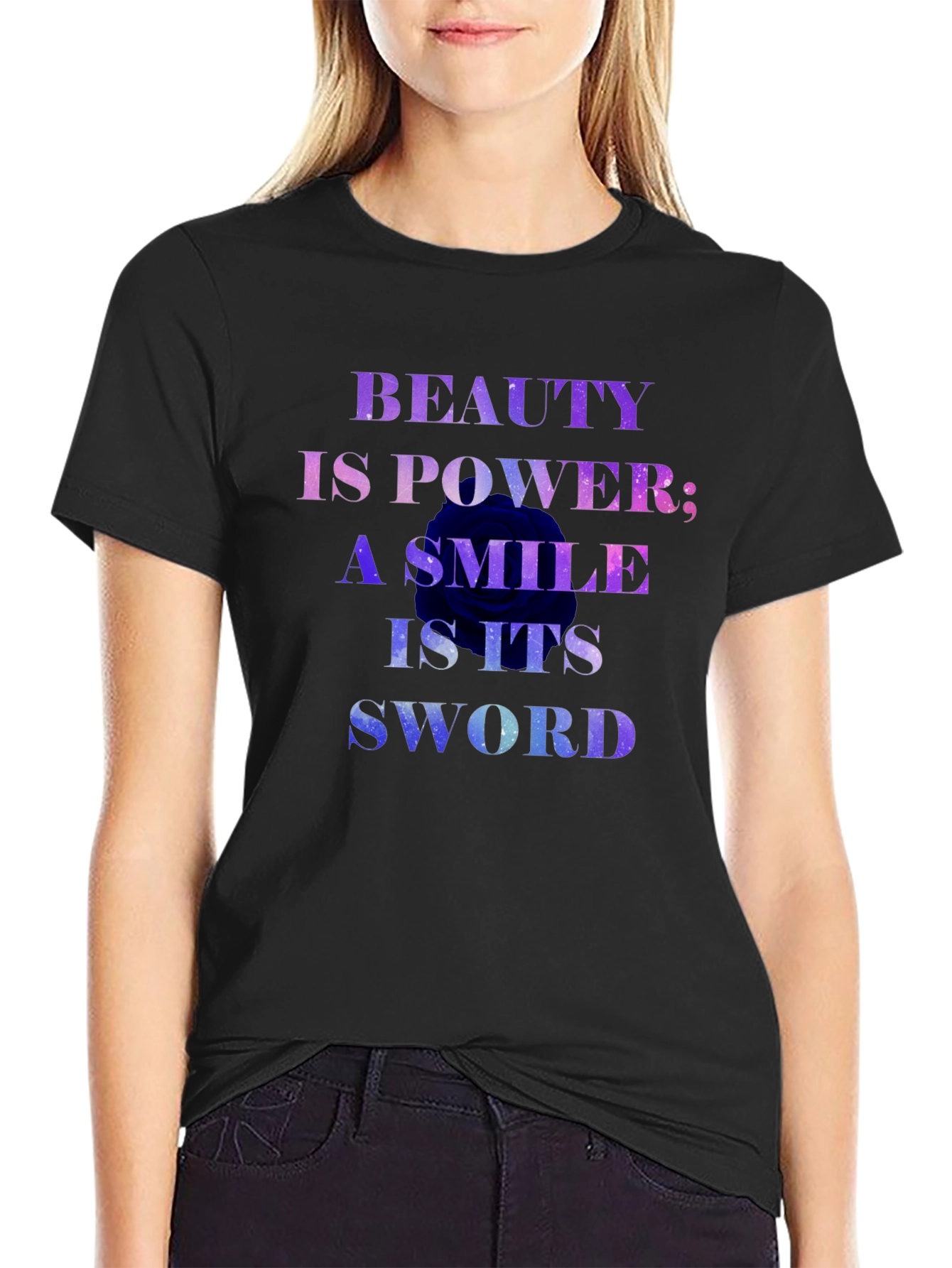 Beauty Is Power Graphic T-Shirt