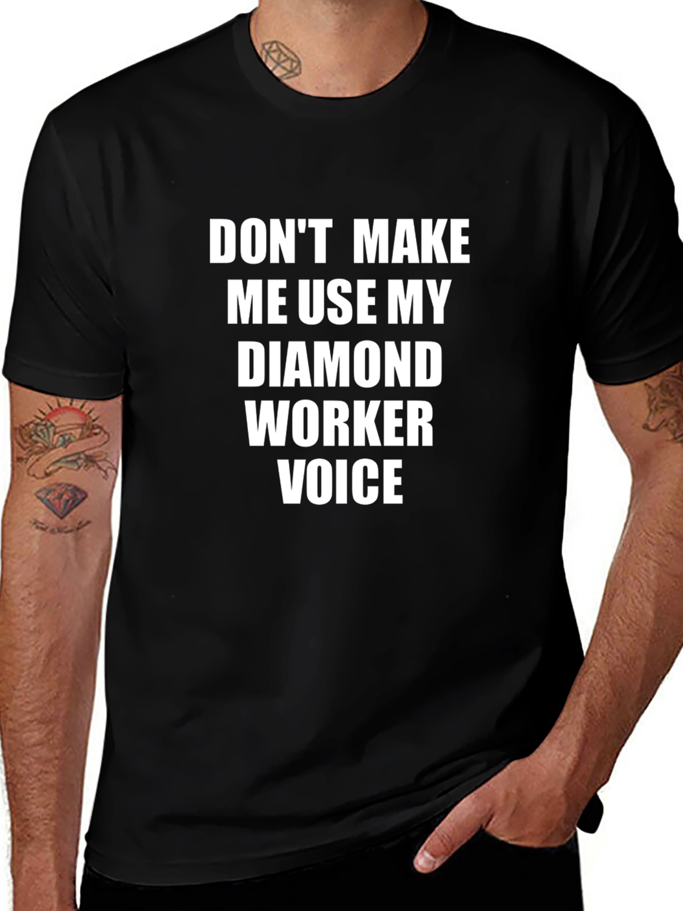 Diamond Worker Voice T-Shirt - Funny Job Gift