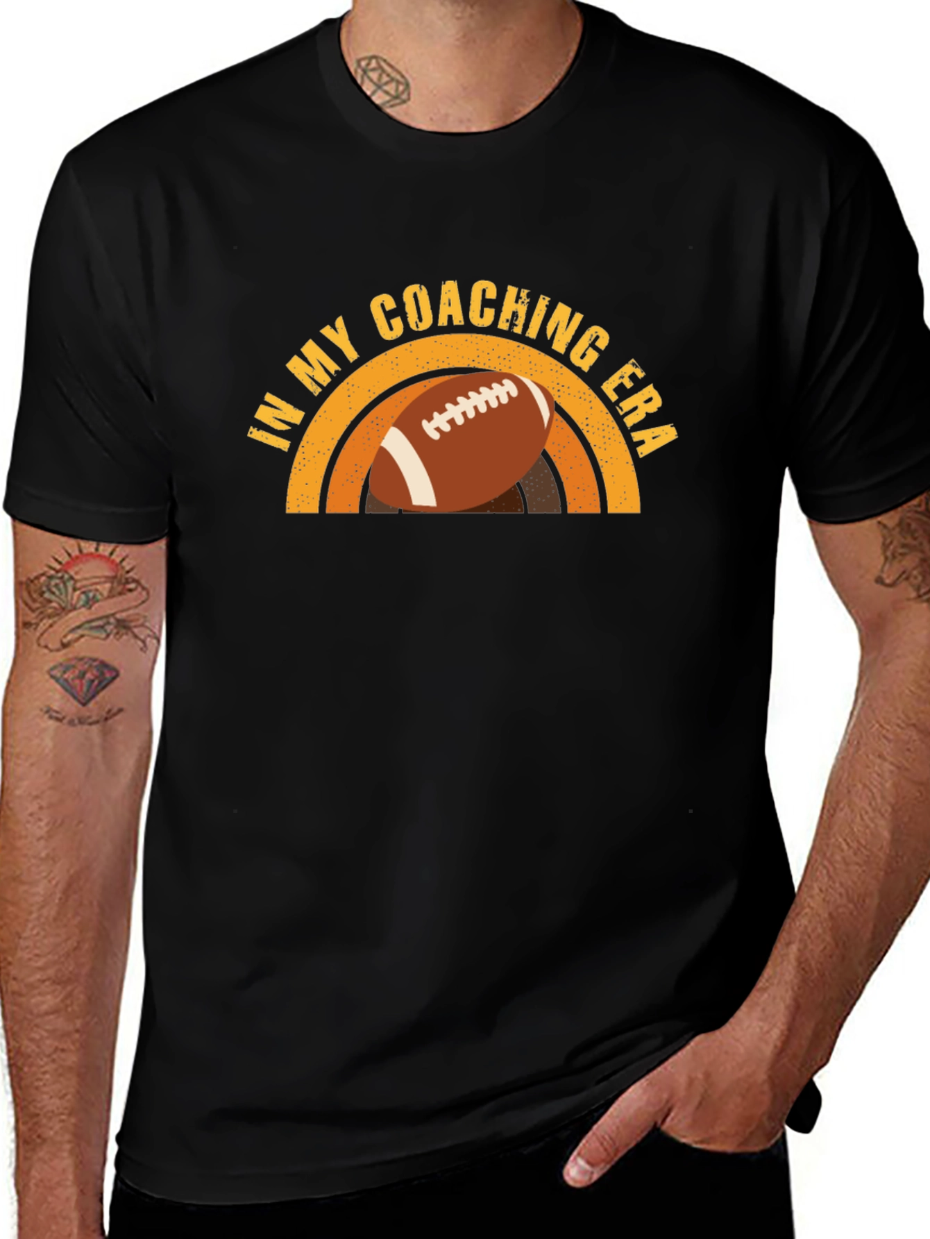Coaching Era Football Graphic Tee