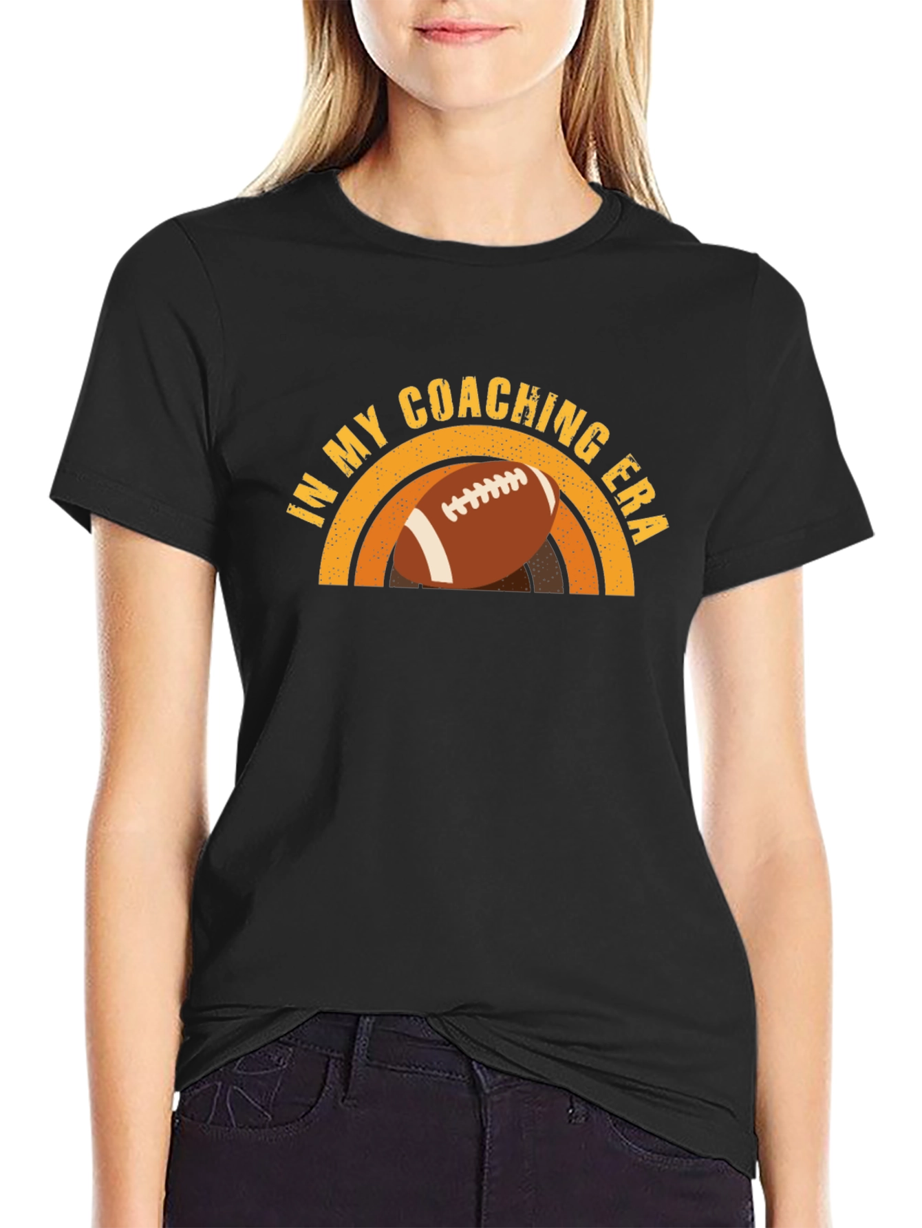 Coaching Era Football Graphic Tee