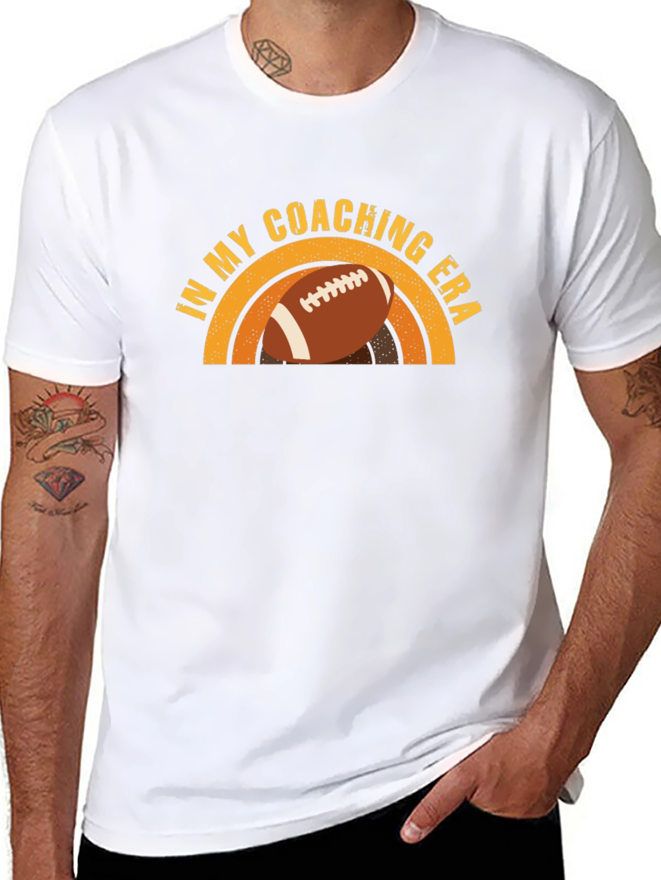 Coaching Era Football Graphic Tee