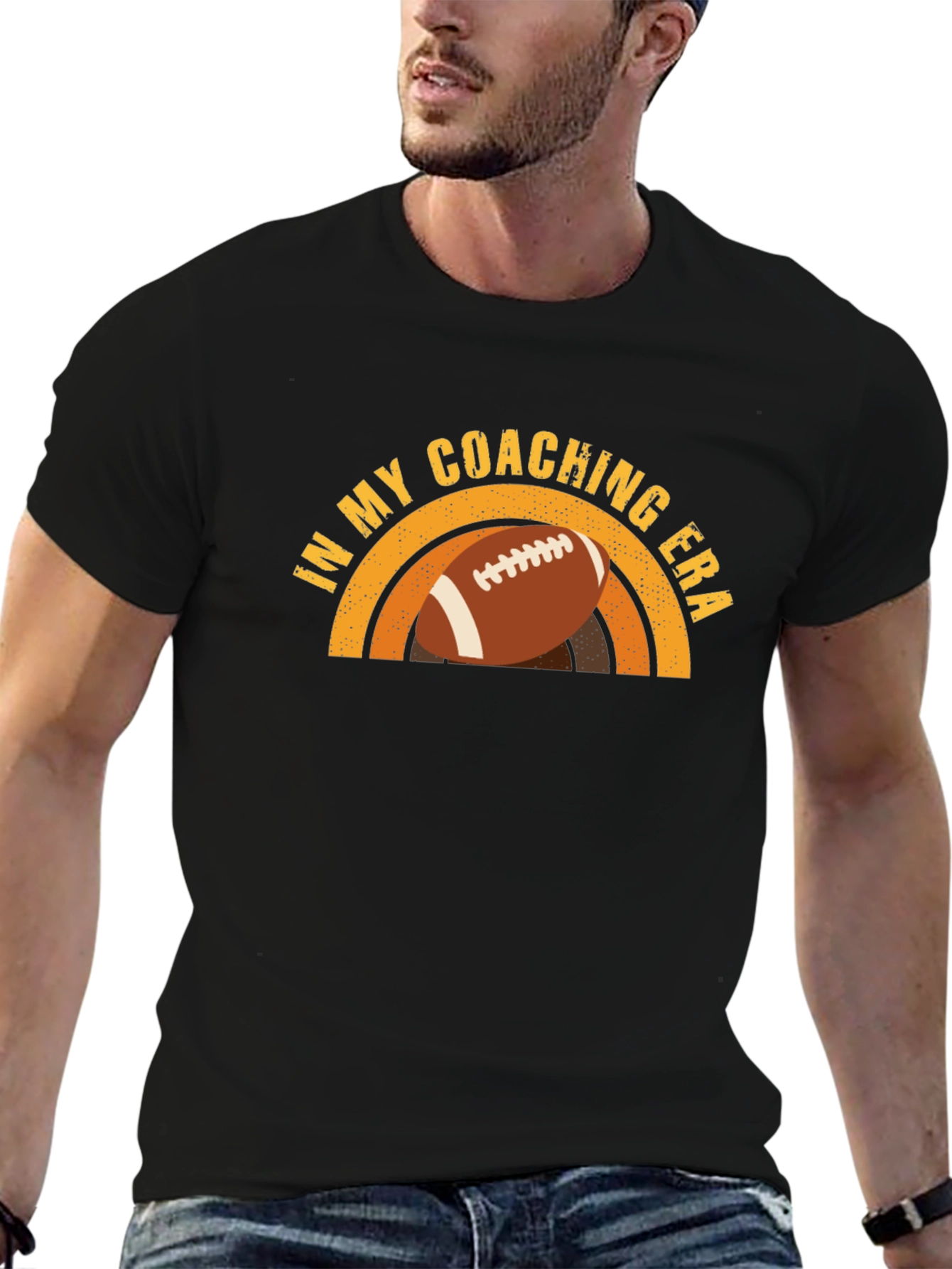 Coaching Era Football Graphic Tee