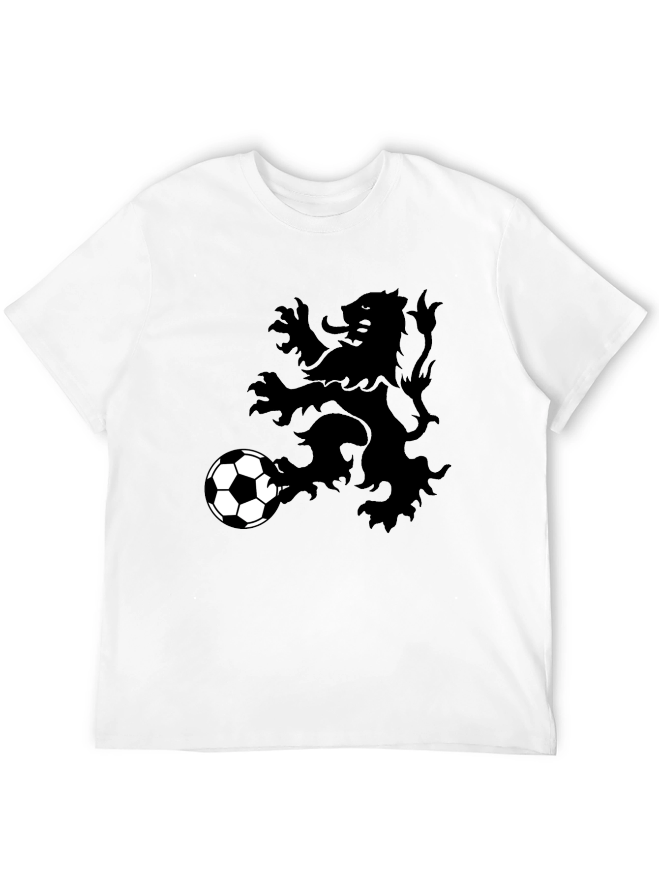 Lion Rampant Soccer T-Shirt - Black
