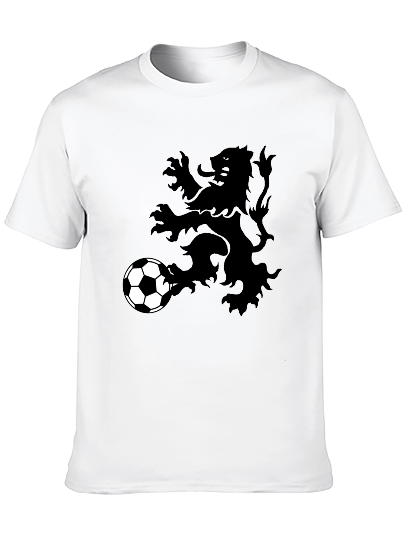 Lion Rampant Soccer T-Shirt - Black