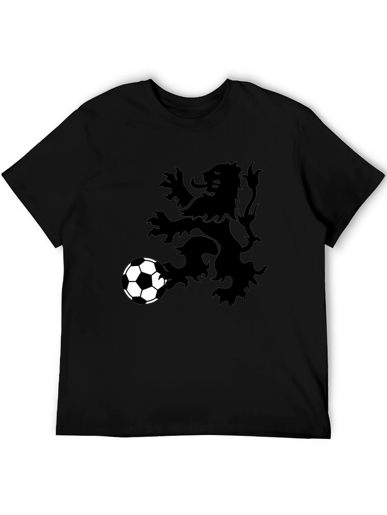 Lion Rampant Soccer T-Shirt - Black