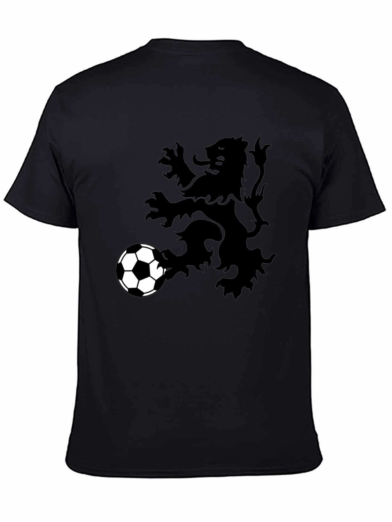 Lion Rampant Soccer T-Shirt - Black