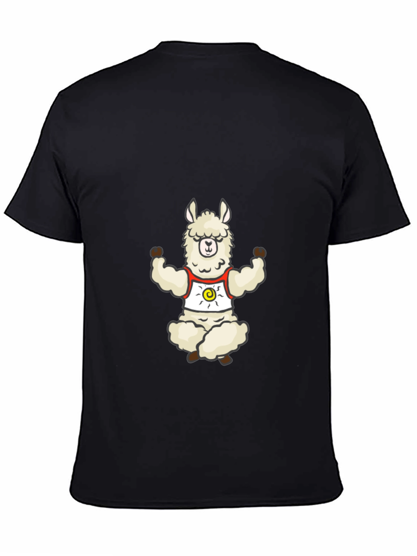 Zen Llama Graphic Tee - Relaxed Meditation Vibe
