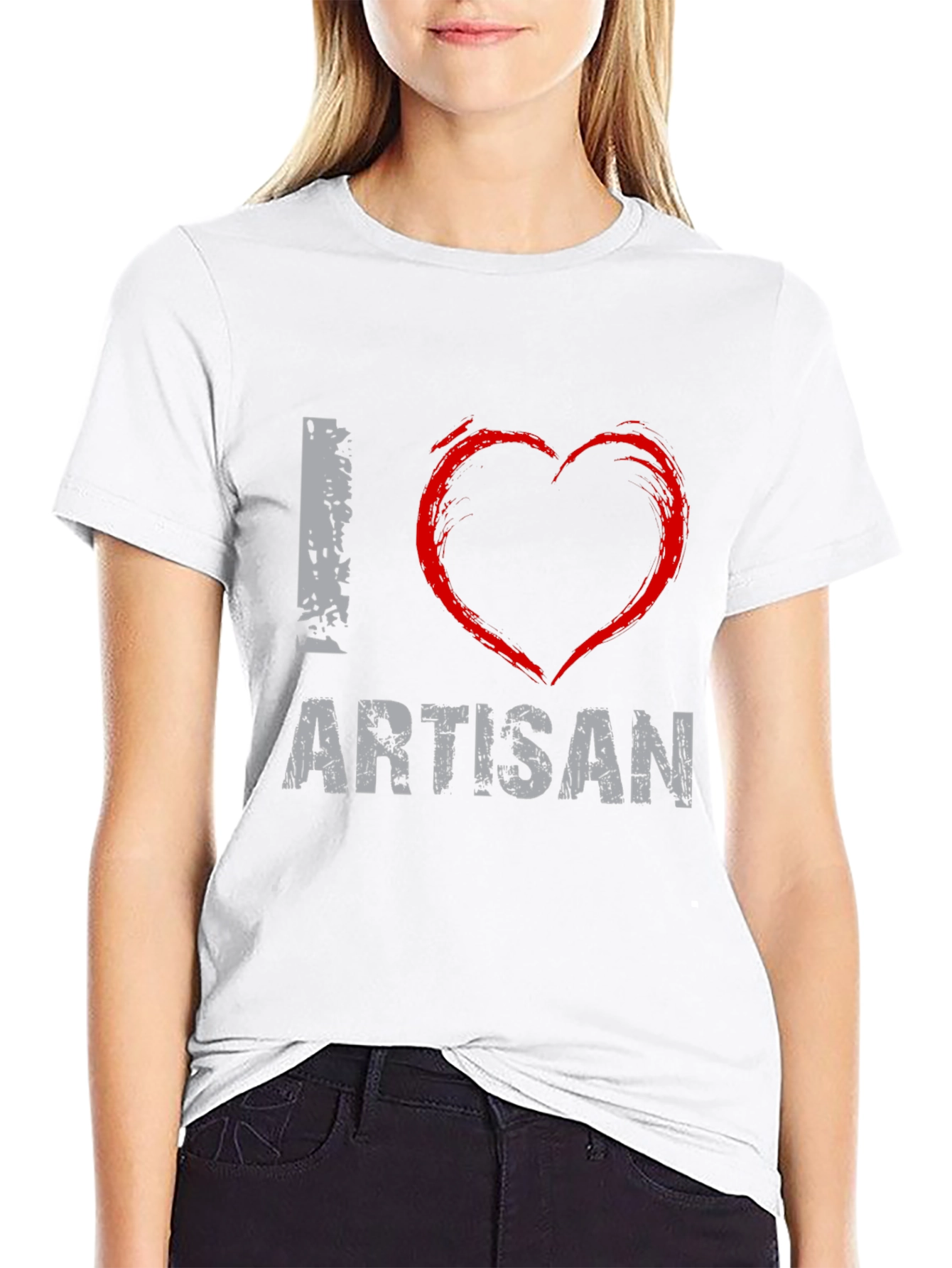 I Love Artisan Graphic T-Shirt - Casual Wear