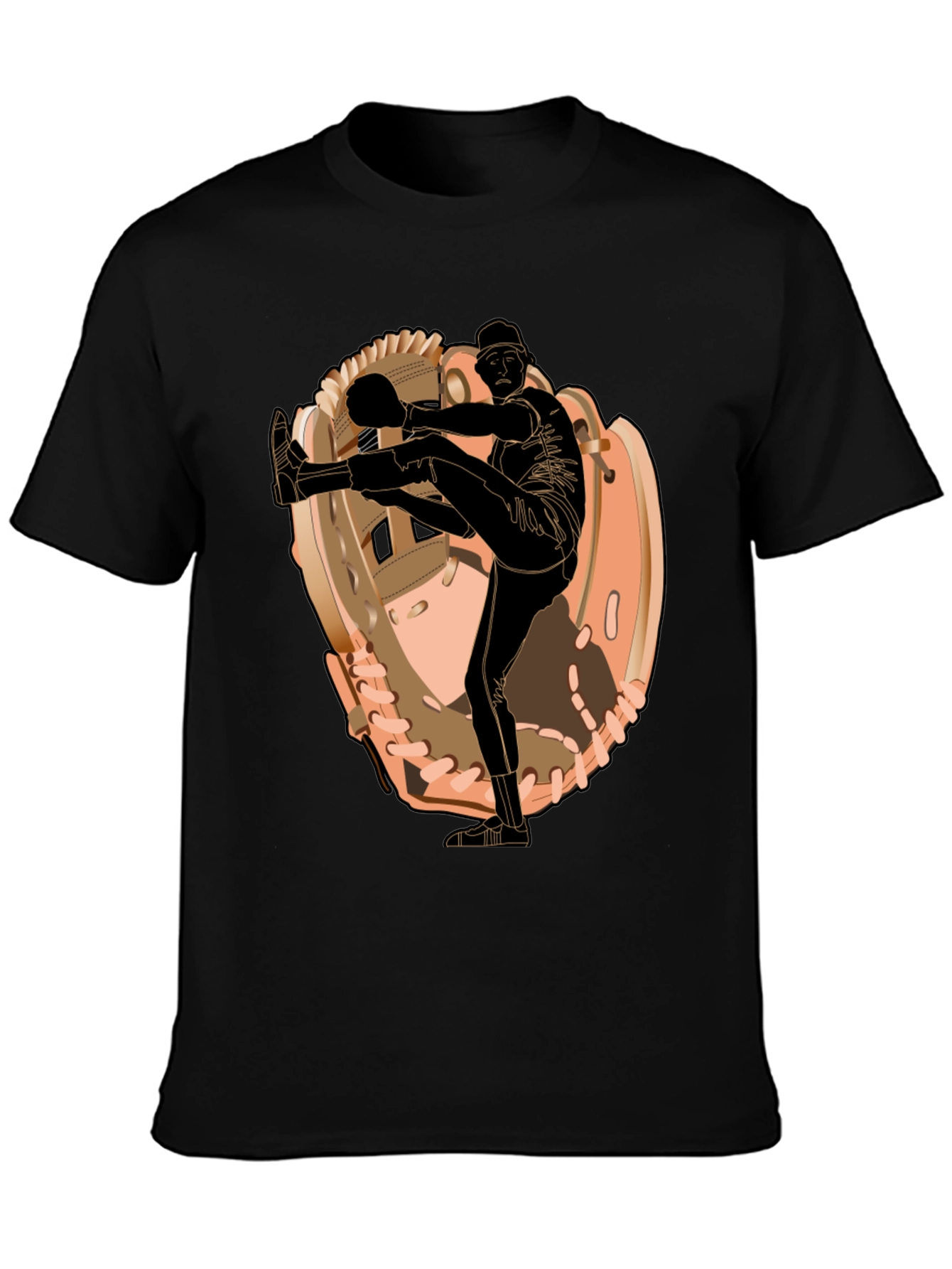 Baseball Pitcher Graphic T-Shirt