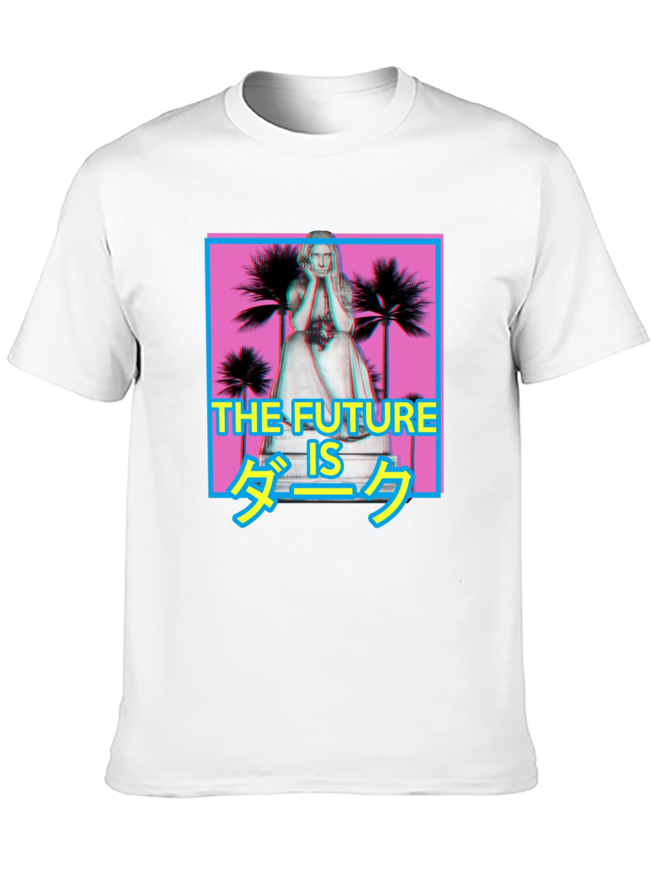 The Future is Dark Graphic Tee - Black