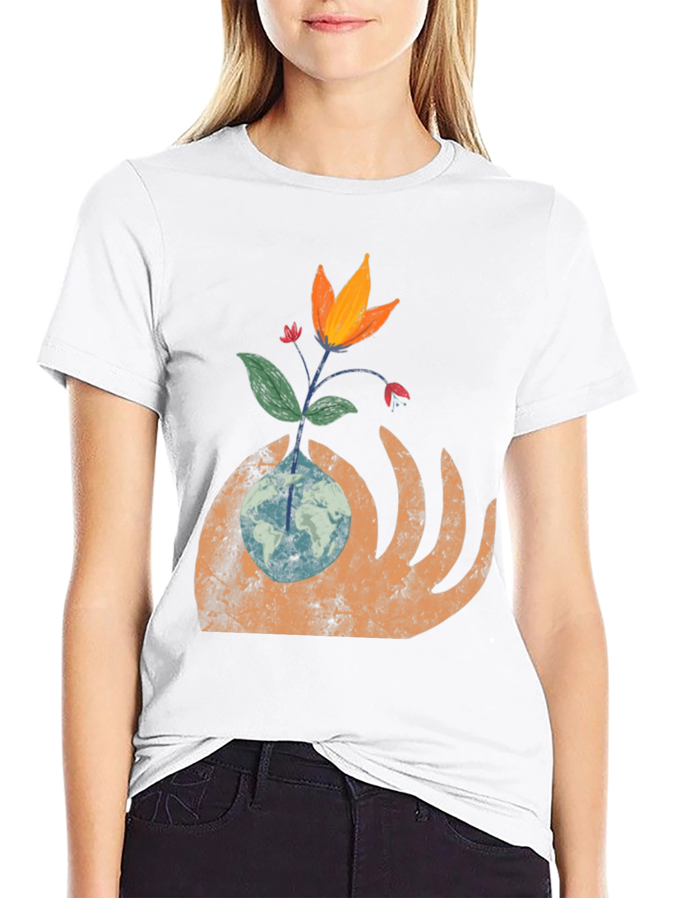 Eco-Friendly Earth Day Graphic Tee