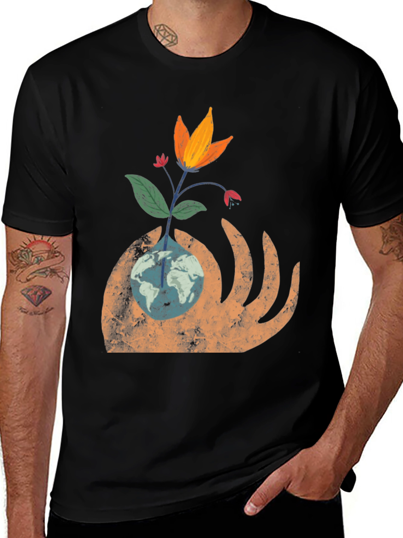 Eco-Friendly Earth Day Graphic Tee