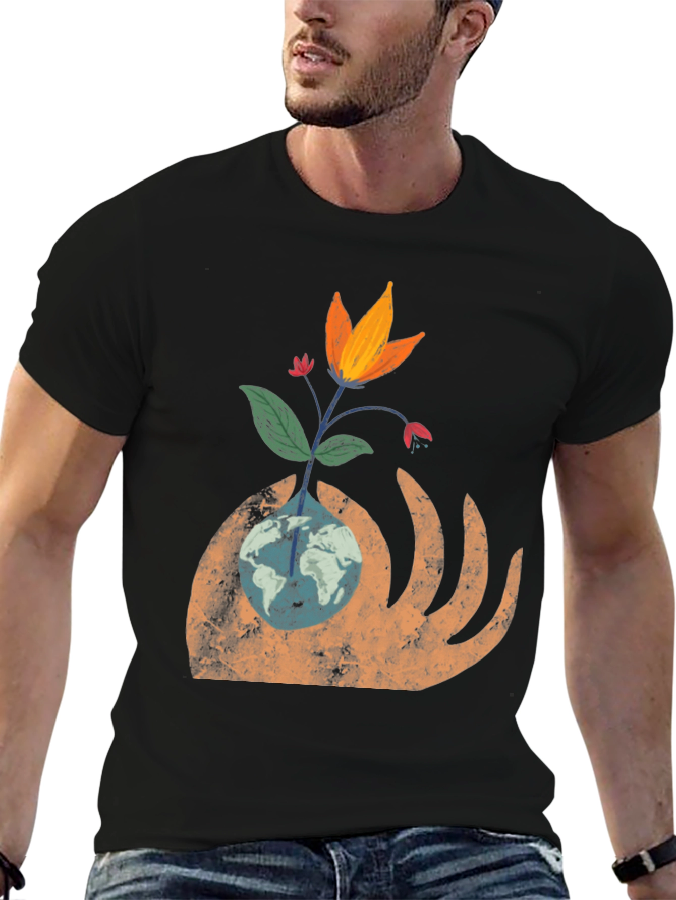 Eco-Friendly Earth Day Graphic Tee