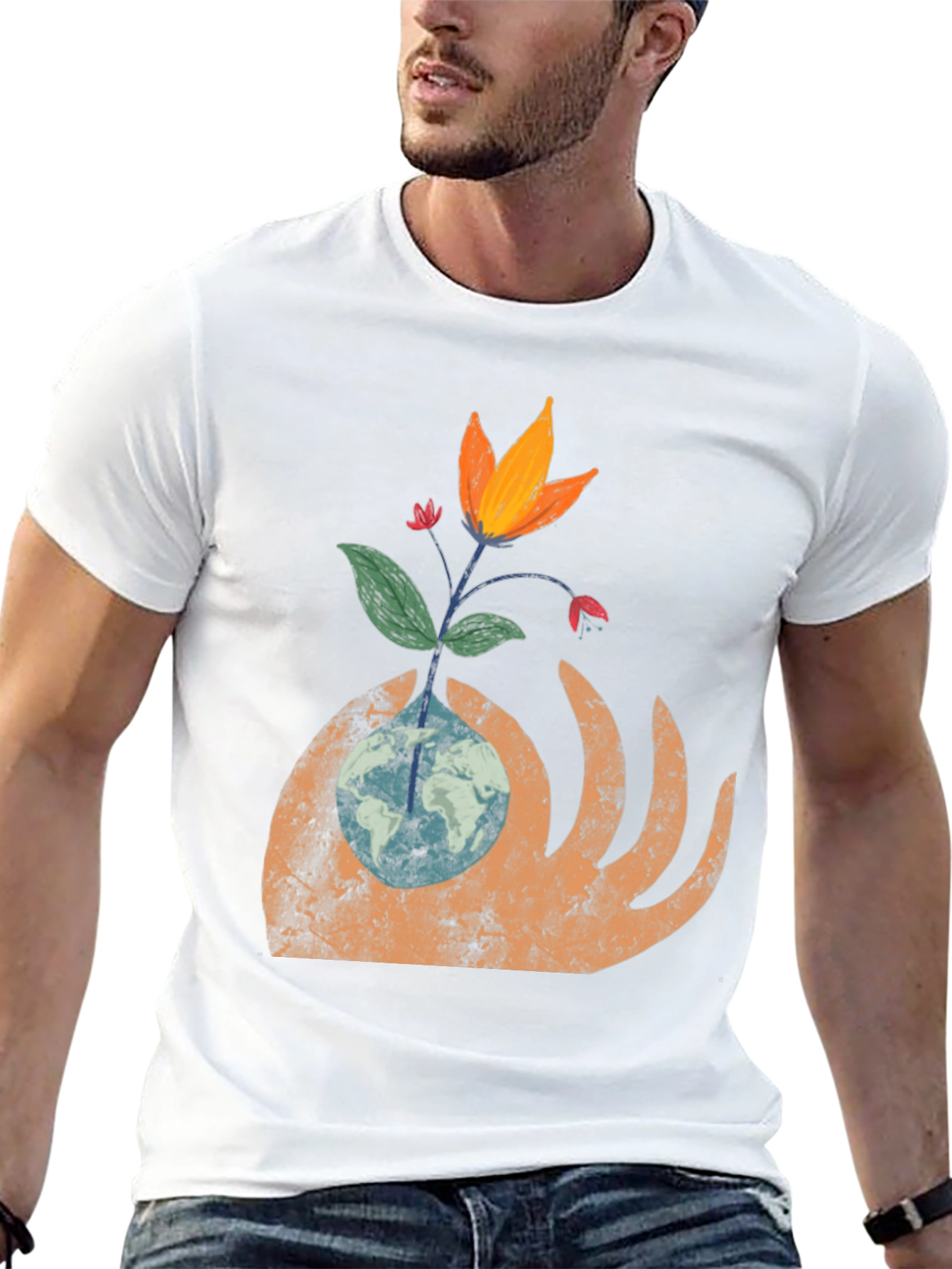 Eco-Friendly Earth Day Graphic Tee