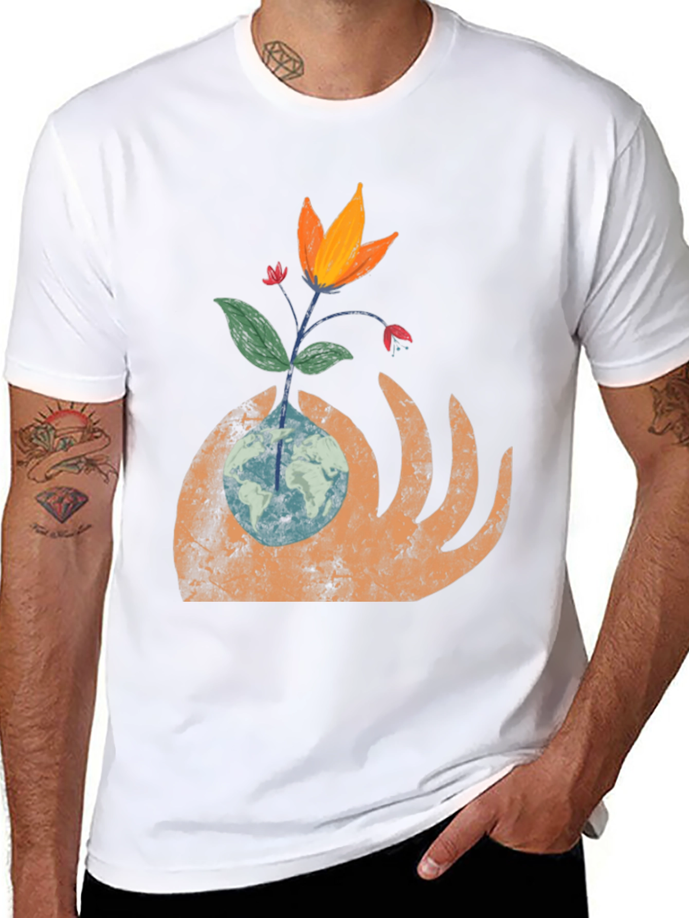 Eco-Friendly Earth Day Graphic Tee