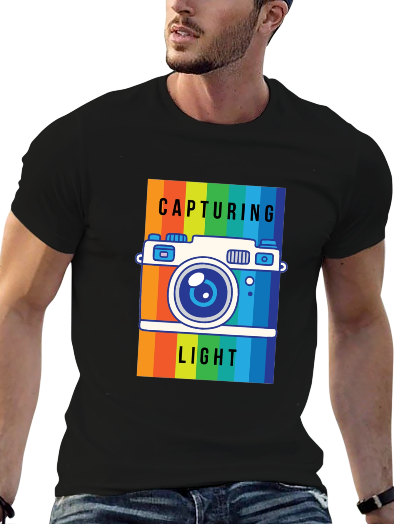 Capturing Light Camera Graphic T-Shirt