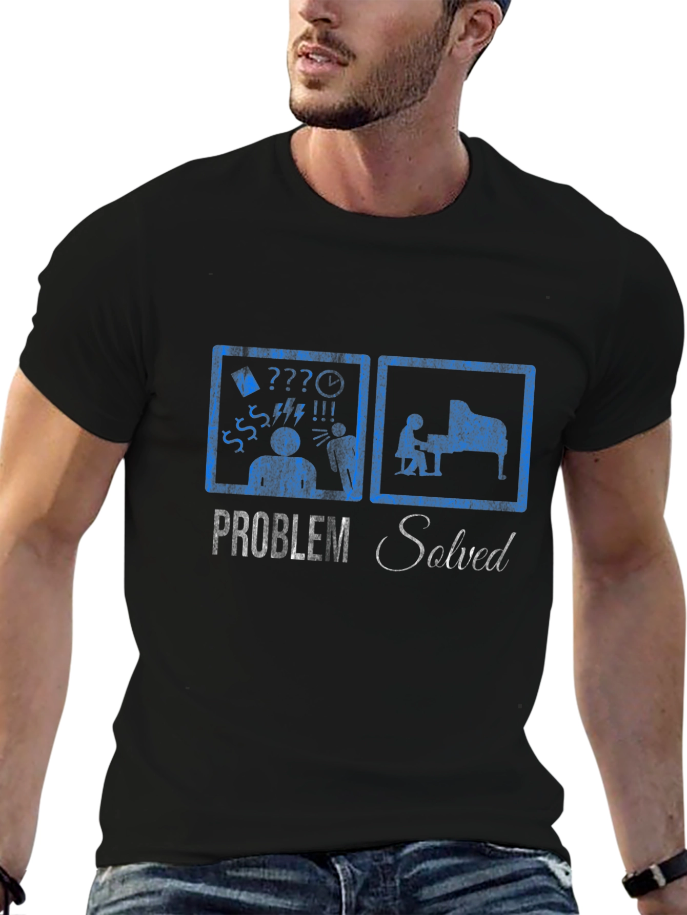 Problem Solved Piano T-Shirt