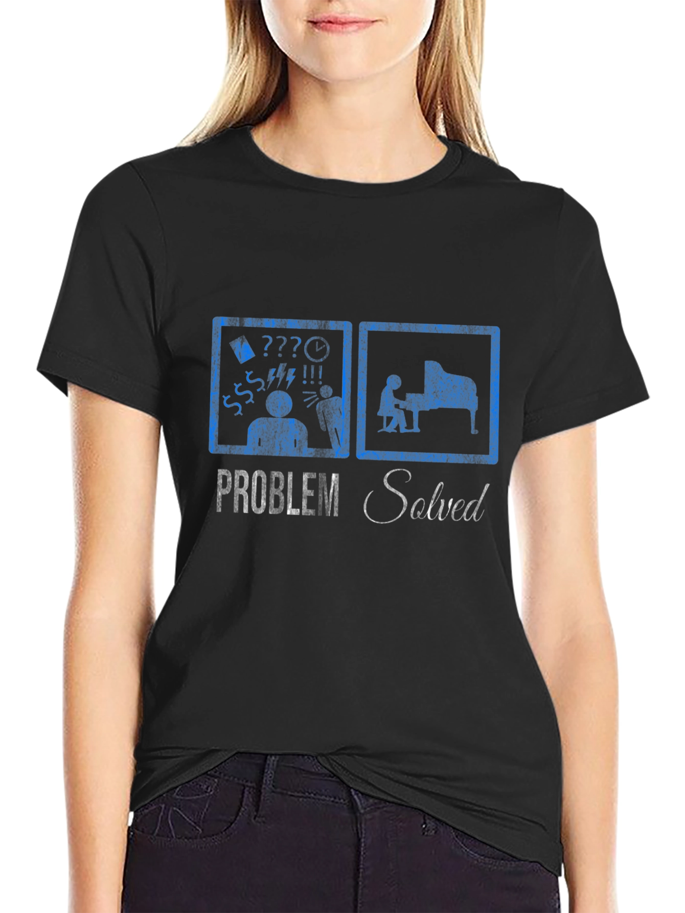 Problem Solved Piano T-Shirt