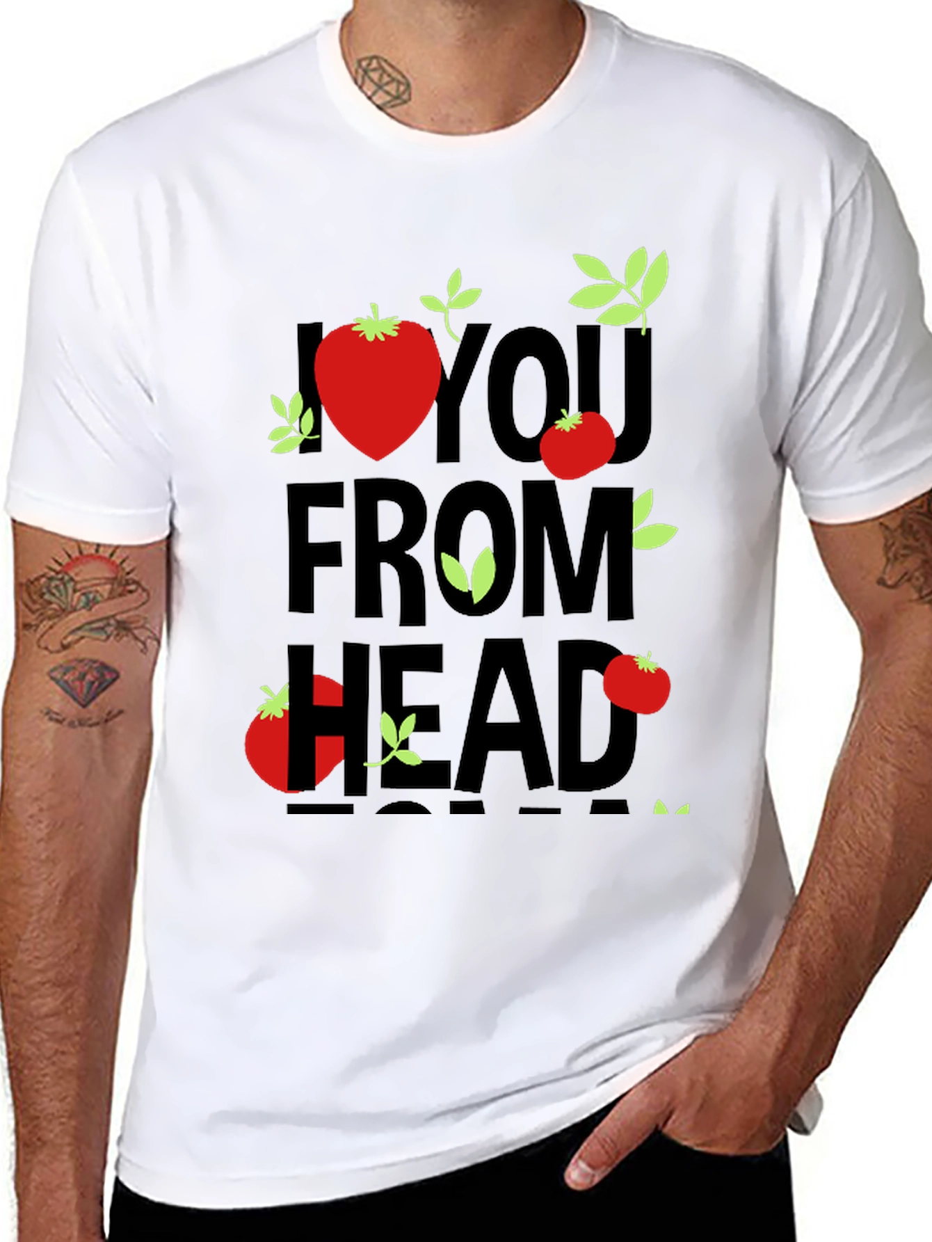 Tomato Head T-Shirt - Funny Foodie Tee