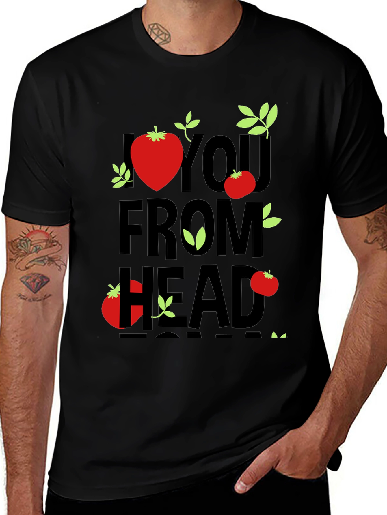 Tomato Head T-Shirt - Funny Foodie Tee
