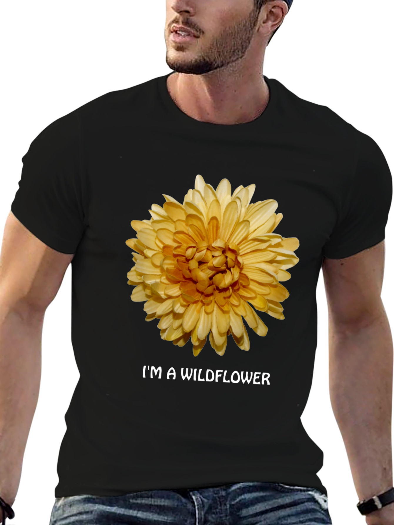 Wildflower Graphic Tee - Floral Design