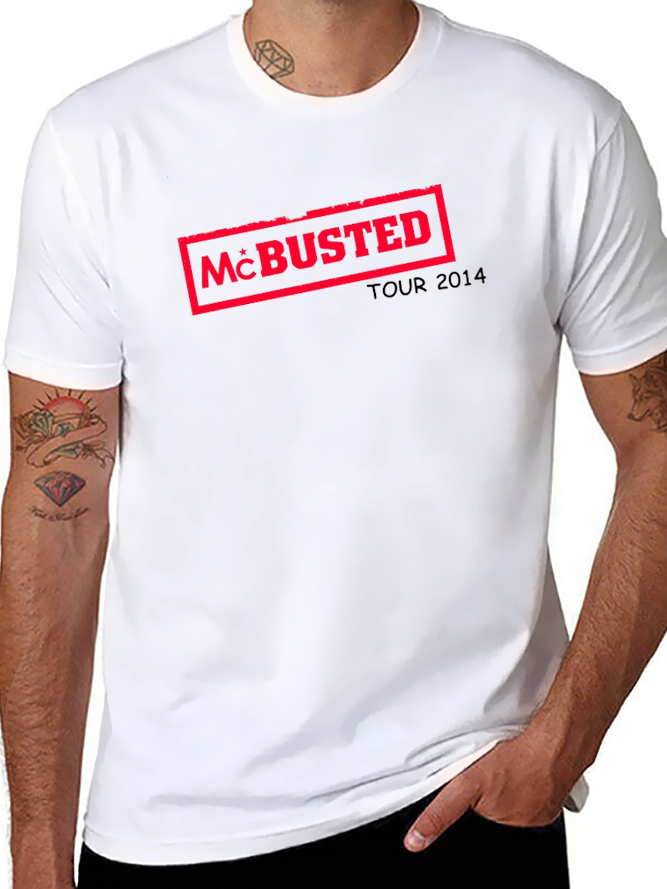 McBusted Tour 2014 Black Graphic Tee