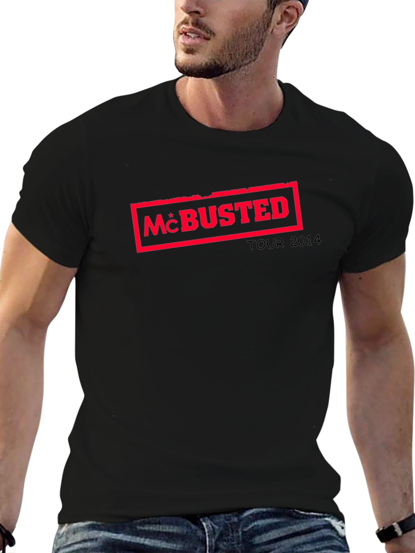 McBusted Tour 2014 Black Graphic Tee