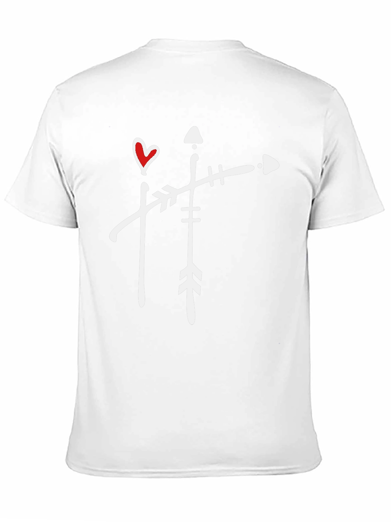 Arrow Heart Graphic Tee - Trendy Casual Style