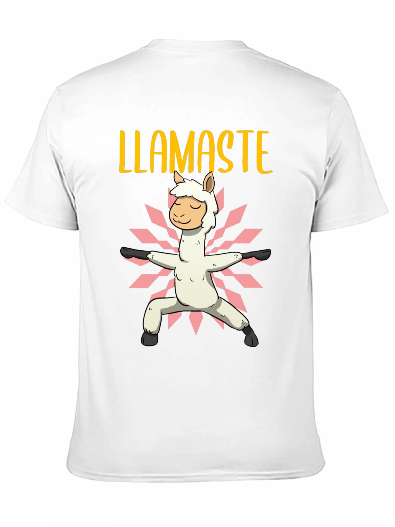 Llamaste Yoga T-Shirt - Black Cotton Graphic Tee