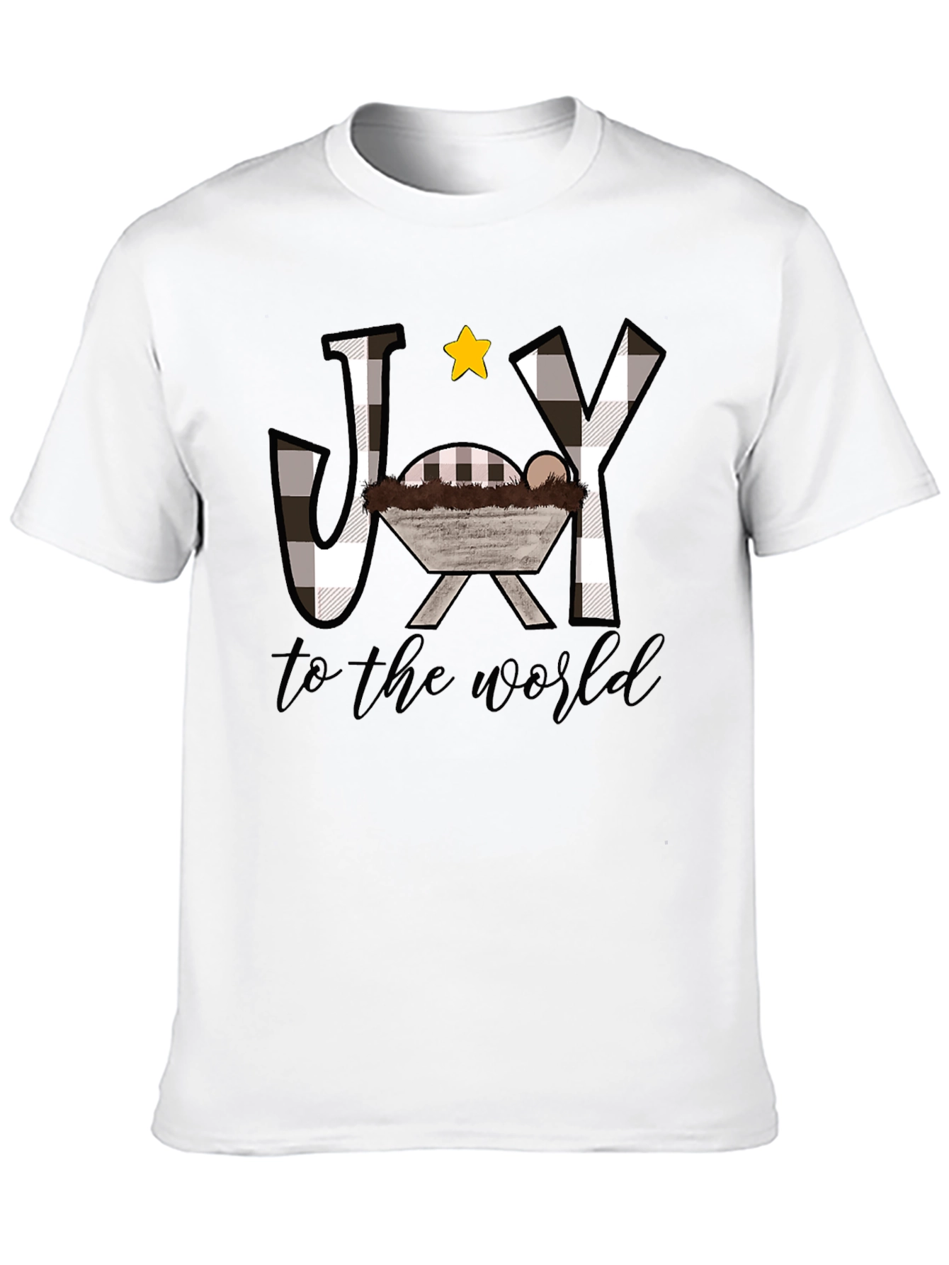 Joy to the World Christmas Graphic T-Shirt