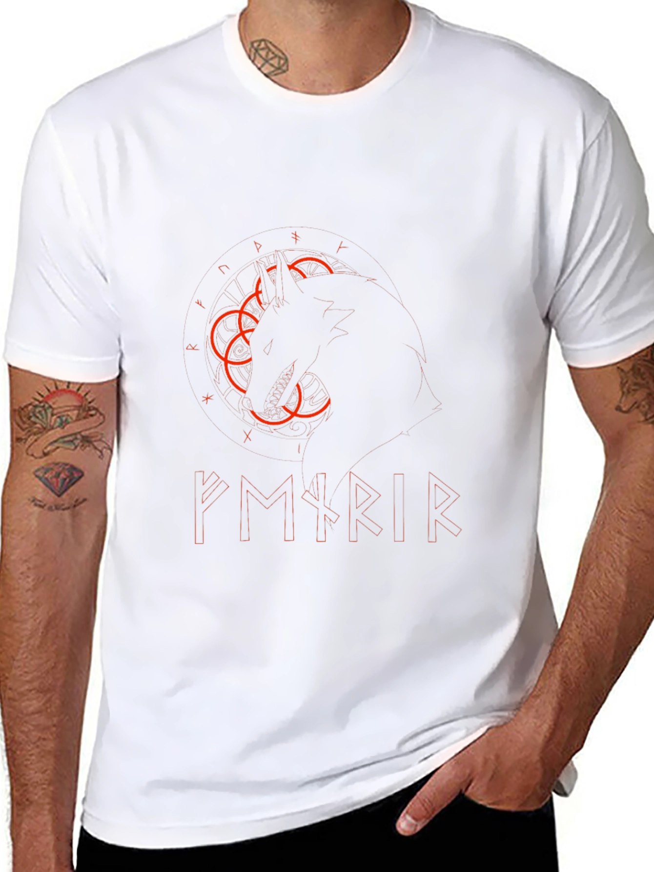 Viking Rune Black T-Shirt