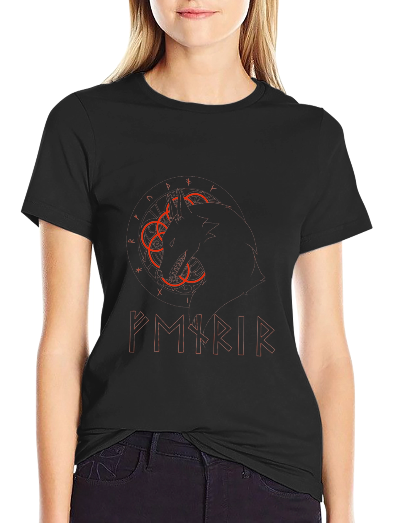 Viking Rune Black T-Shirt