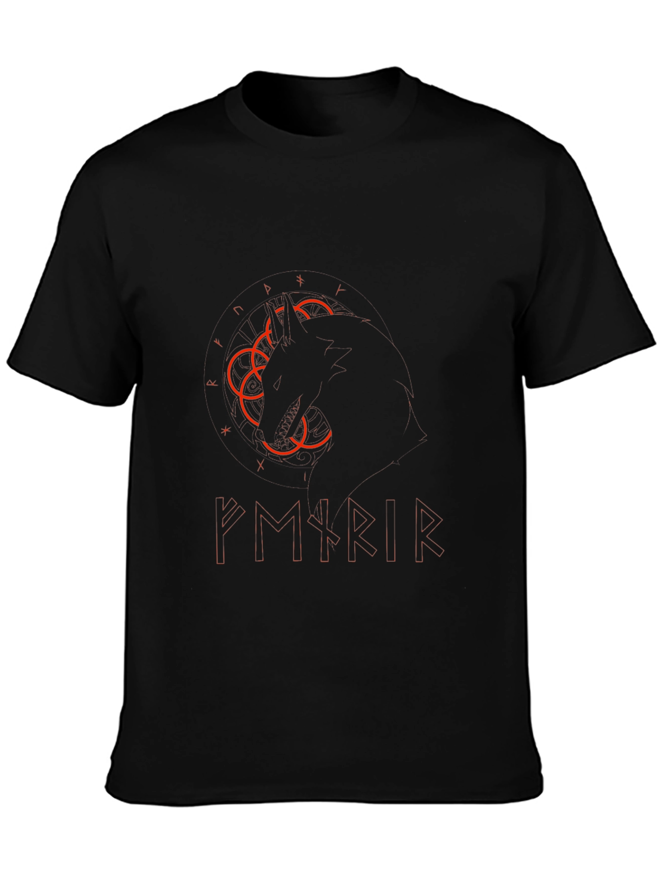 Viking Rune Black T-Shirt