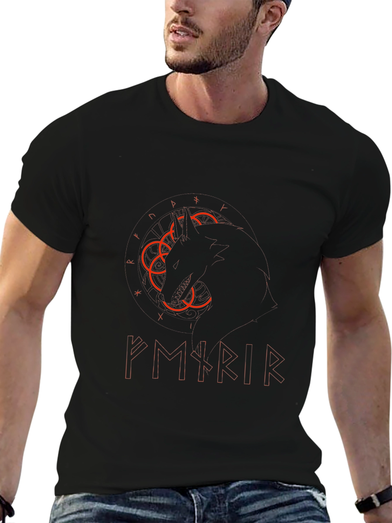 Viking Rune Black T-Shirt