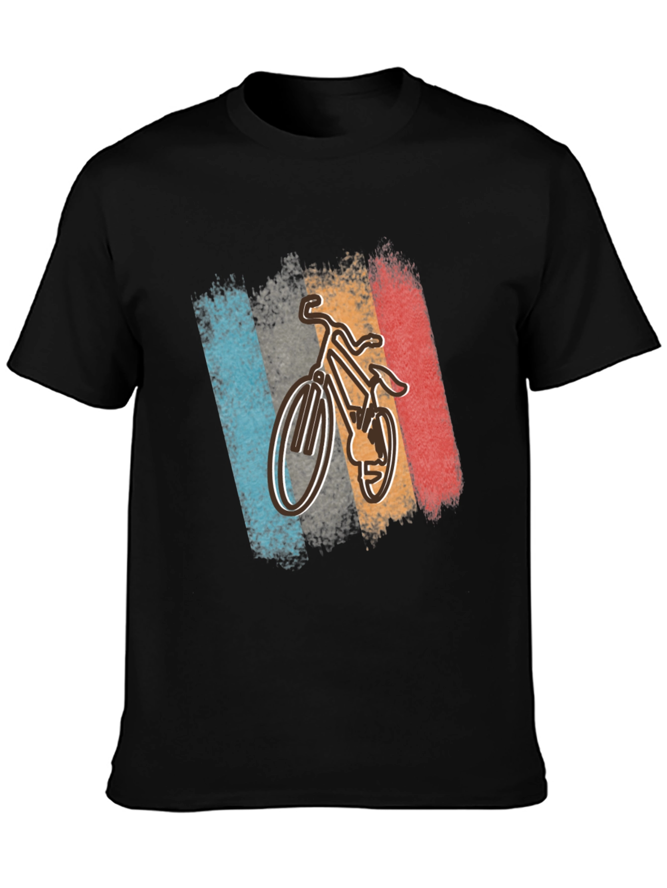 Retro Bicycle Graphic Tee - Classic Style