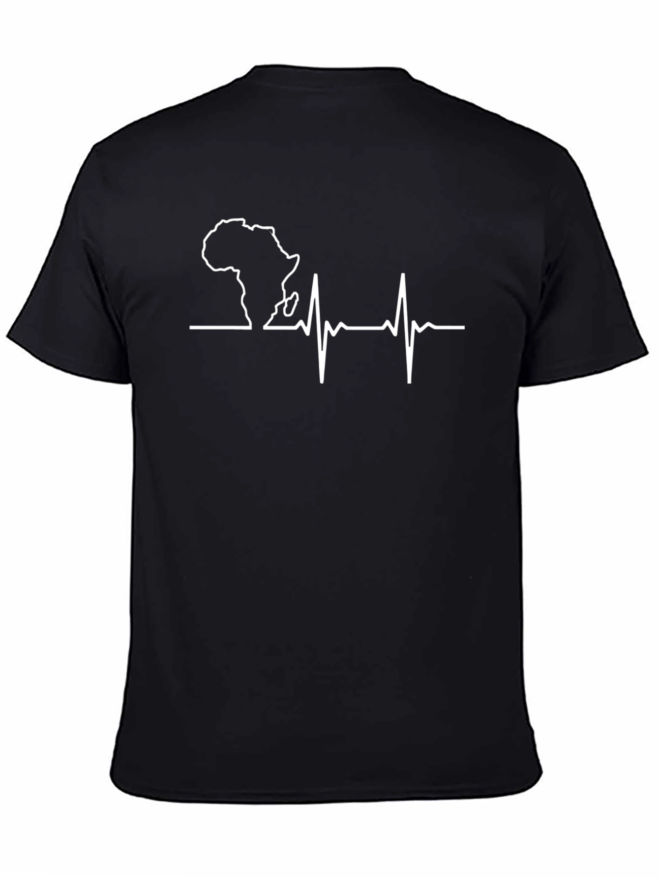 Africa Heartbeat T-Shirt - Continent Love Graphic Tee