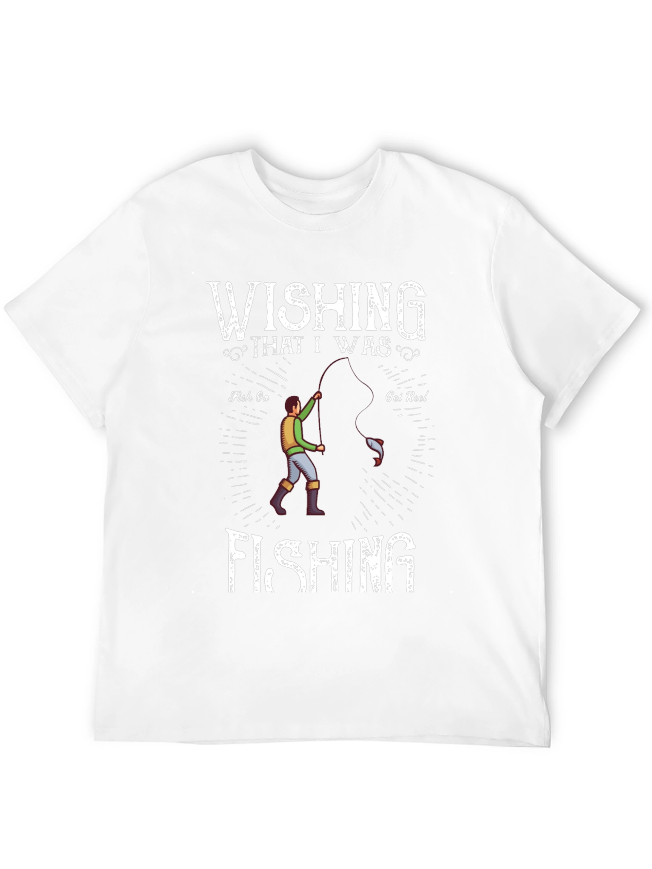 Wishing I Was Fishing T-Shirt