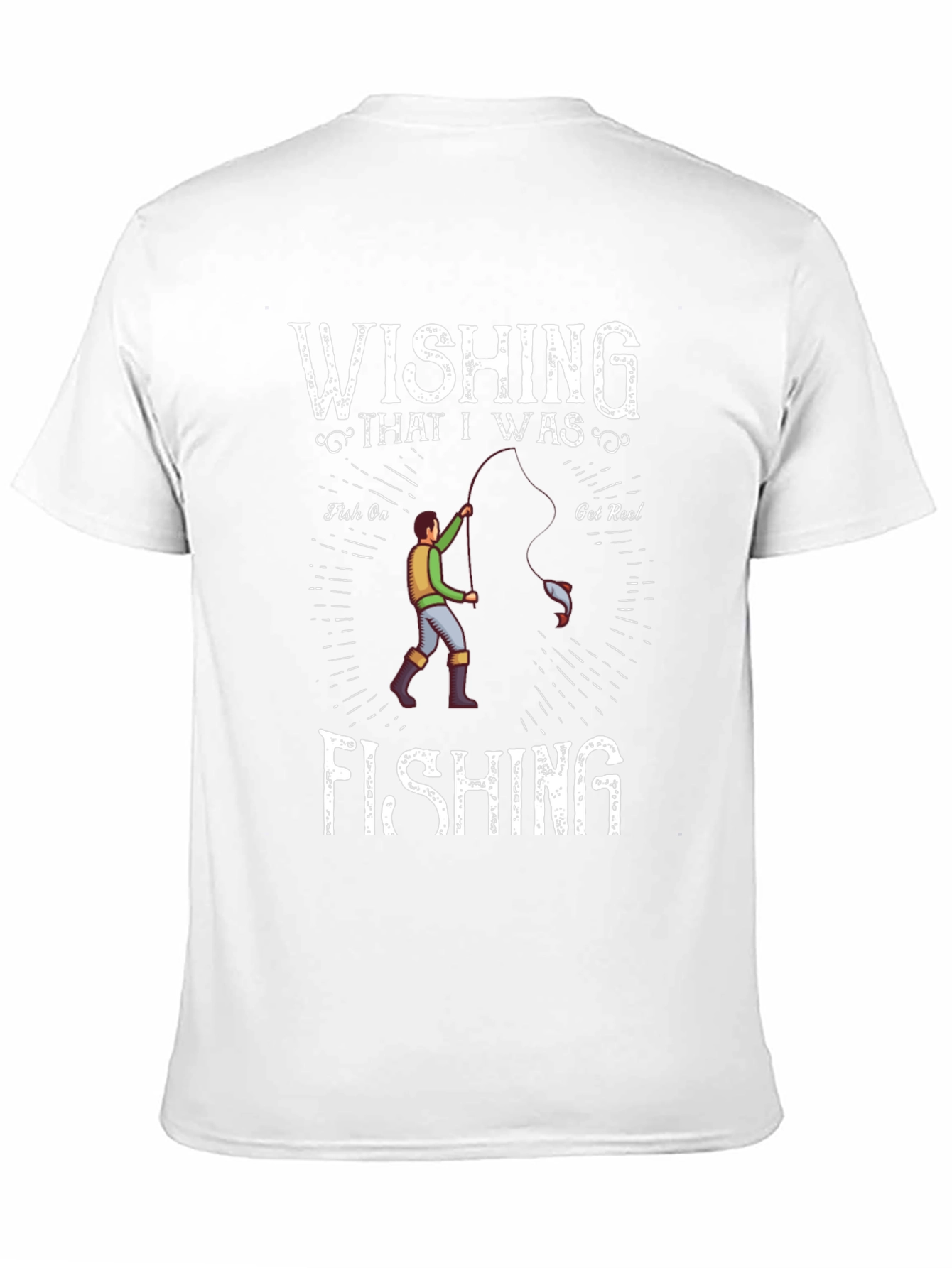 Wishing I Was Fishing T-Shirt