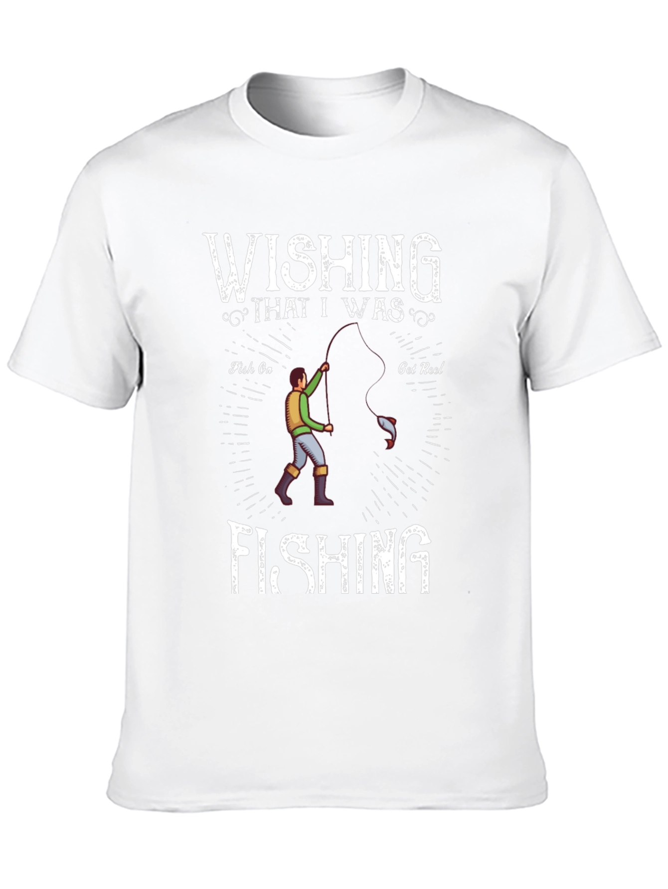 Wishing I Was Fishing T-Shirt