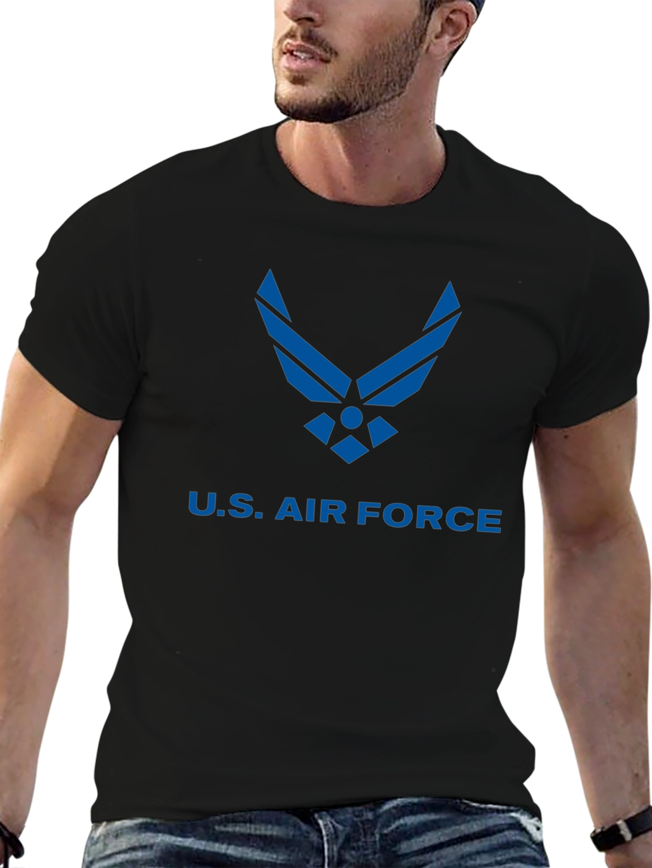 U.S. Air Force Black Graphic T-Shirt