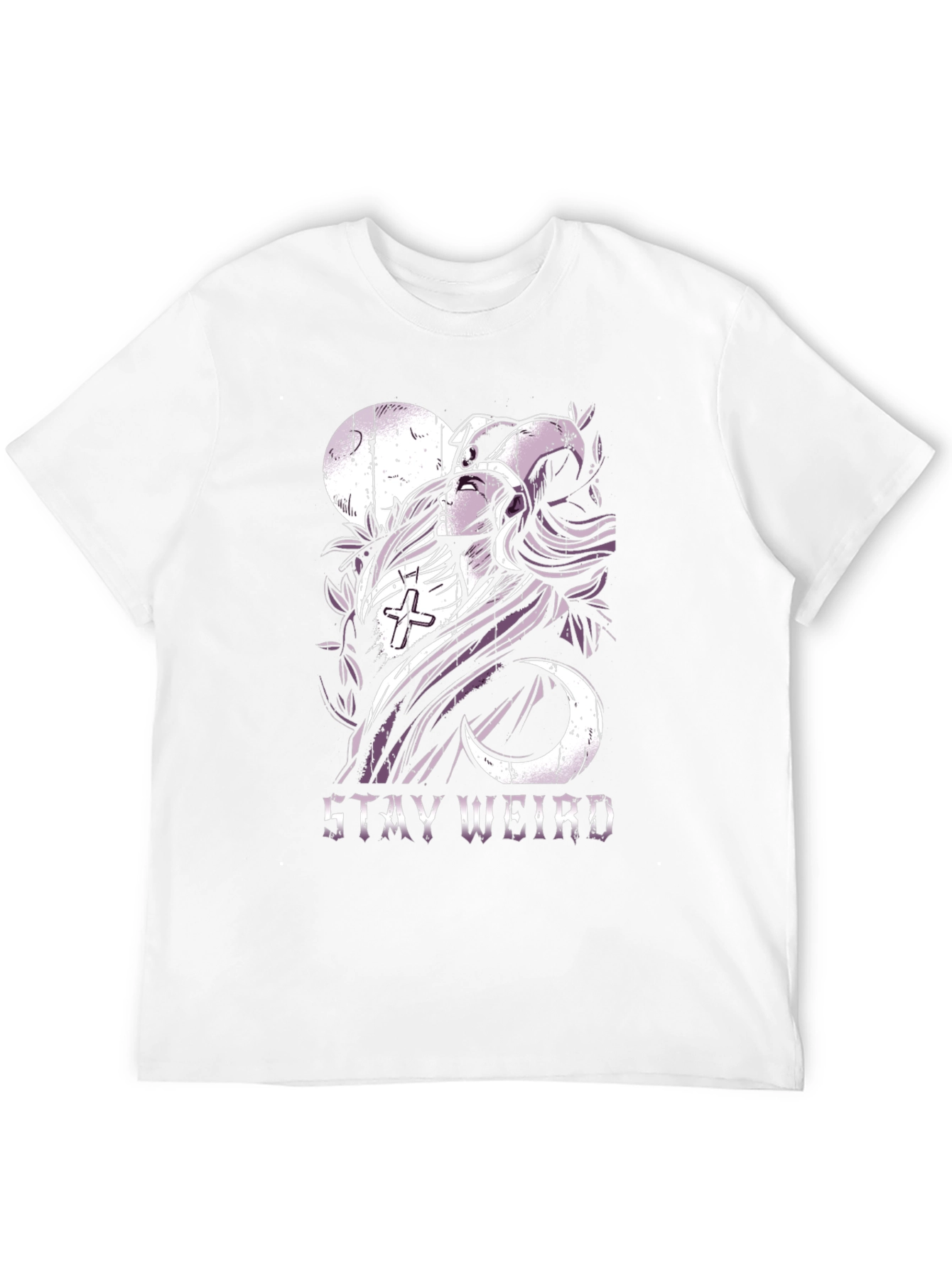 Stay Weird Graphic Tee - Black