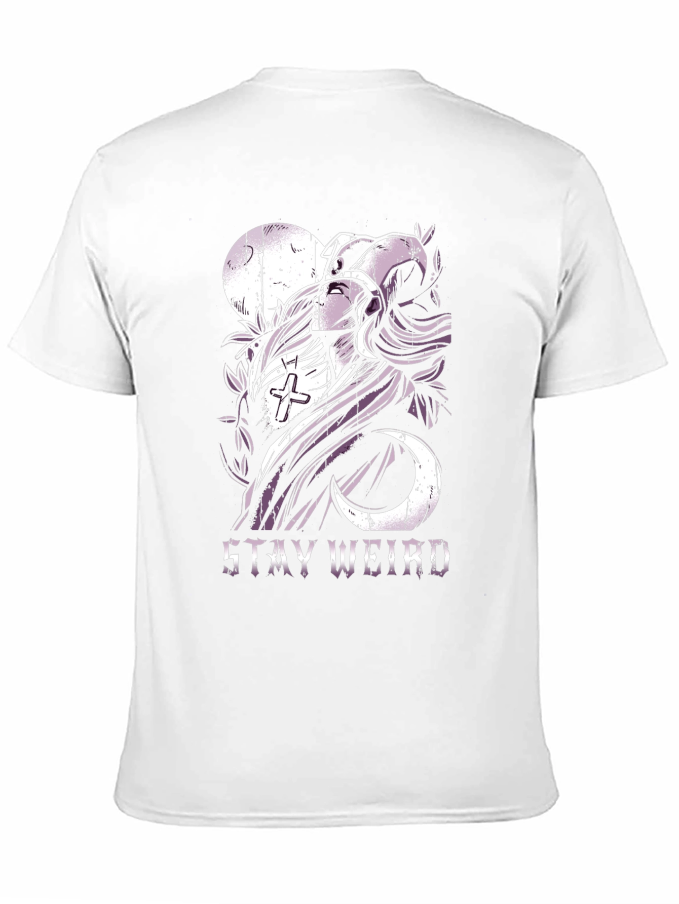 Stay Weird Graphic Tee - Black
