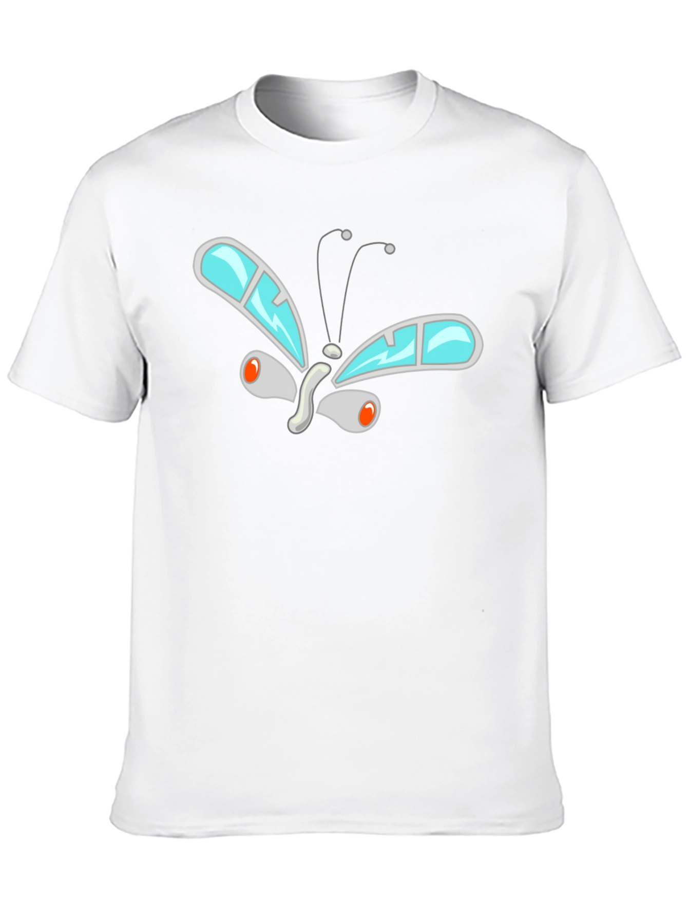 Cool Butterfly Graphic Black T-Shirt
