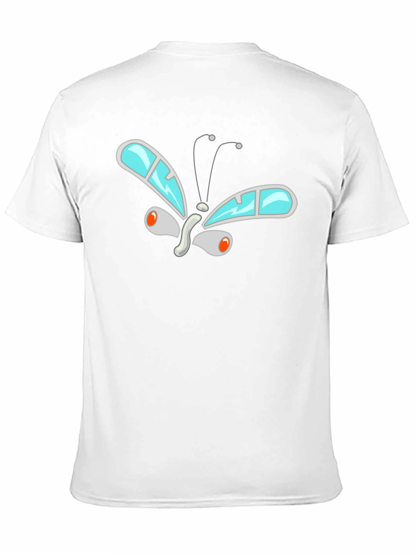 Cool Butterfly Graphic Black T-Shirt